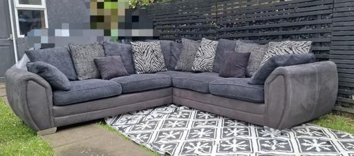 Buy & Sell Wednesfield Wolverhampton - Photos for Grey/Black DFS Corner Sofa..