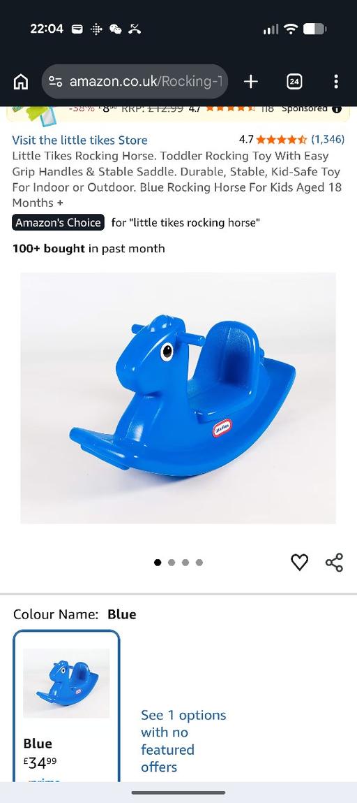 Buy & Sell Southwark Central London - Photos for Little Tikes Rocking Horse