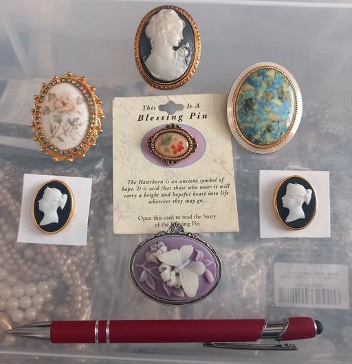 Buy & Sell Thatto Heath Saint Helens - Photos for Collection of faux cameo style brooches