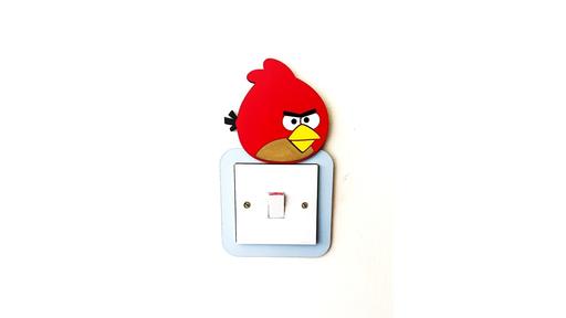 Buy & Sell Holbeck Leeds - Photos for Angry Bird Kids Bedroom Light Switch Frame