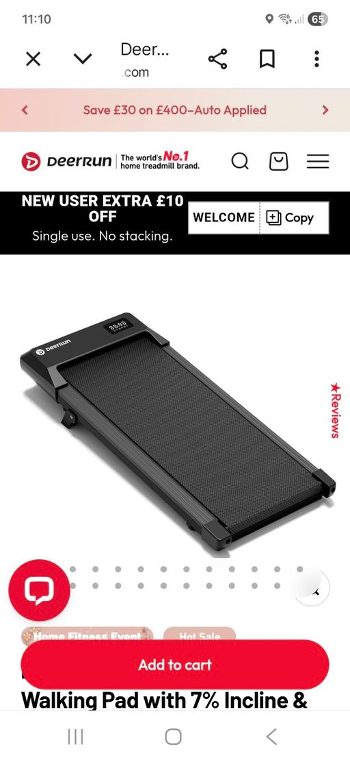 Buy & Sell South Hackney East London - Photos for Deer running machine bought last year.