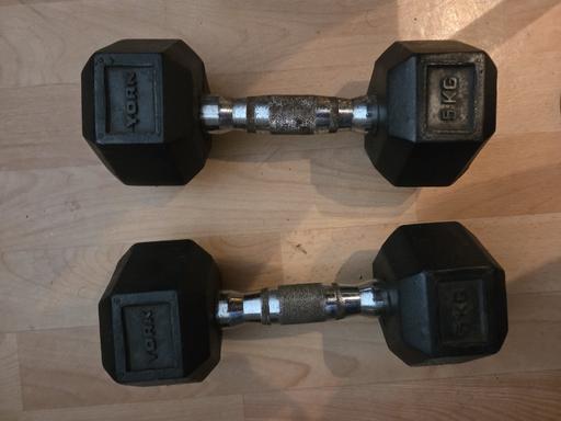 Buy & Sell East Putney Station Wandsworth - Photos for 2 x 5kg york dumbells