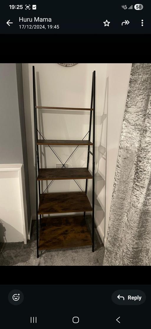 Buy & Sell Limehouse East London - Photos for 5 Tier Ladder Shelf