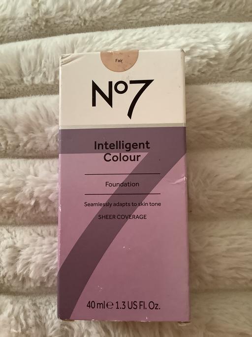 Buy & Sell Yardley Birmingham - Photos for No7 intelligent colour foundation FAIR