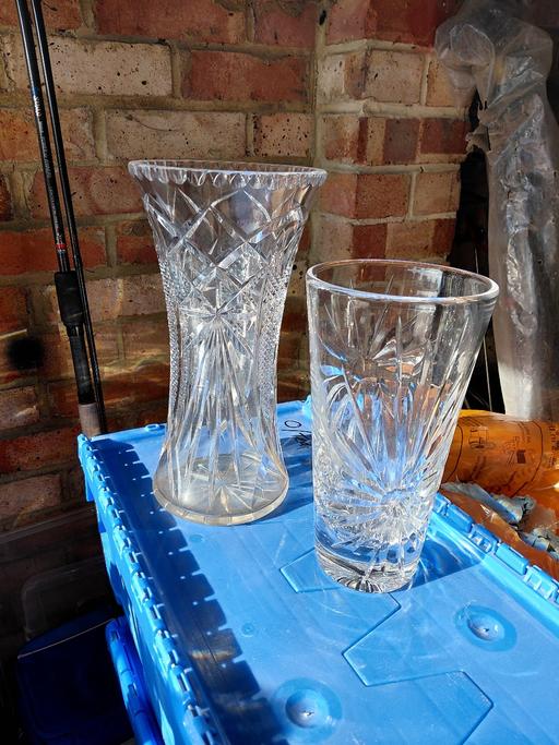 Buy & Sell Shirley South East London - Photos for CUT GLAS VASES x2