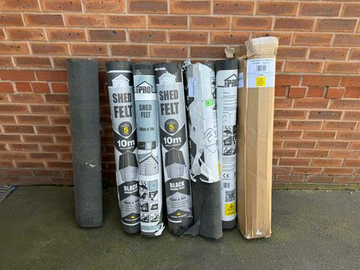 Buy & Sell Darlaston Walsall - Photos for Roof Pro Shed Felt 10m x 1m x 7 Rolls