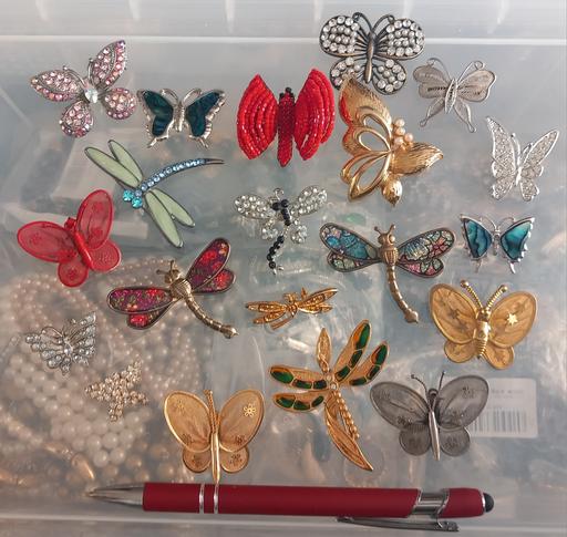 Buy & Sell Thatto Heath Saint Helens - Photos for 20 butterfly & dragonfly brooches