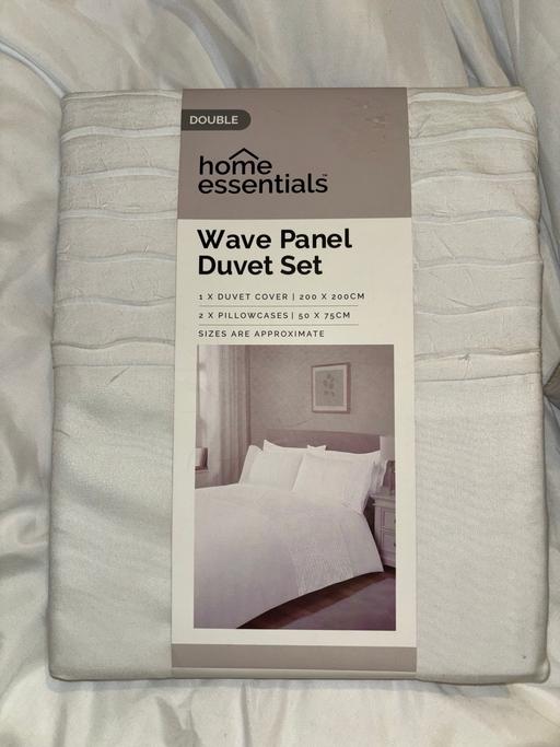 Buy & Sell Birmingham Birmingham - Photos for White double duvet set - two pillowcases