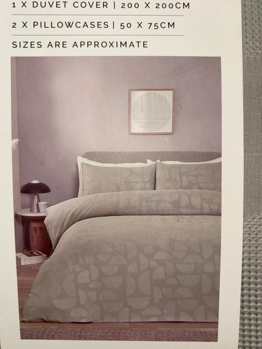 Buy & Sell Birmingham Birmingham - Photos for Grey double duvet cover two pillowcases
