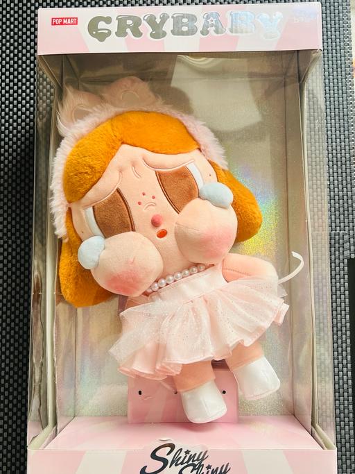 Buy & Sell East Ham East London - Photos for POPMART crybaby “Shiny Shiny” Plush Doll pink