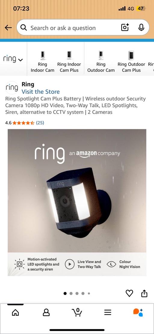 Buy & Sell Newham East London - Photos for Brand NEW Ring Spotlight Cam Plus