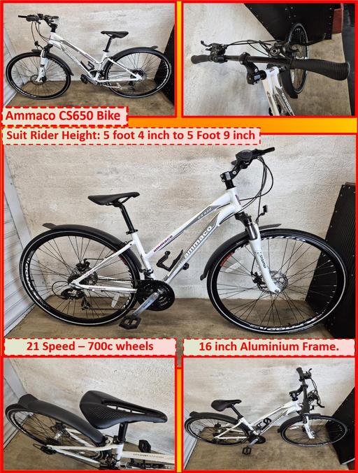 Buy & Sell Oldbury Sandwell - Photos for Ammaco CS650 Bike - 21 Speed – 700c wheels.