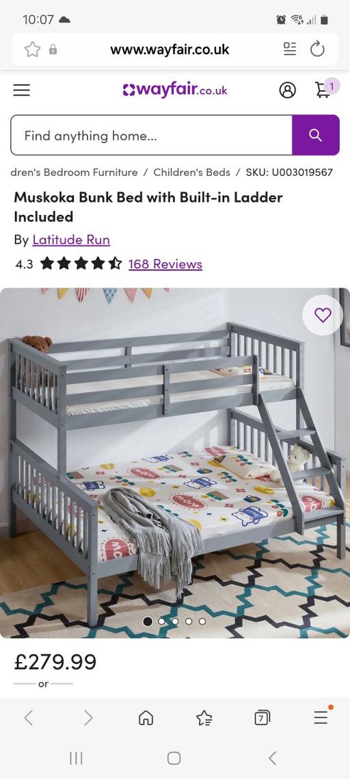 Buy & Sell Four Oaks Birmingham - Photos for triple bunk bed