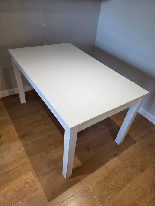 Buy & Sell Southall Ealing - Photos for IKEA Extendable table, white, 130/190x80 c
