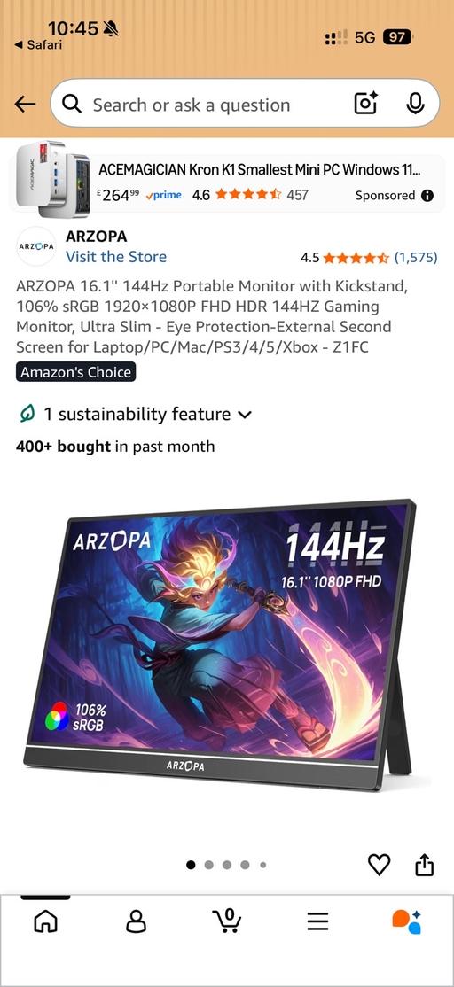 Buy & Sell West Derby Liverpool - Photos for Arzopa z1fc