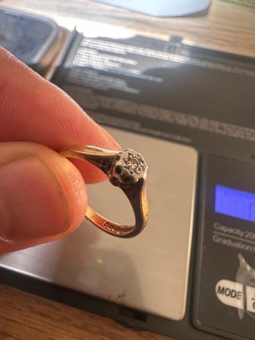 Buy & Sell Newhall Street Birmingham - Photos for 18CT 0.25Diamond Gold Rjng 3.03 grams 750