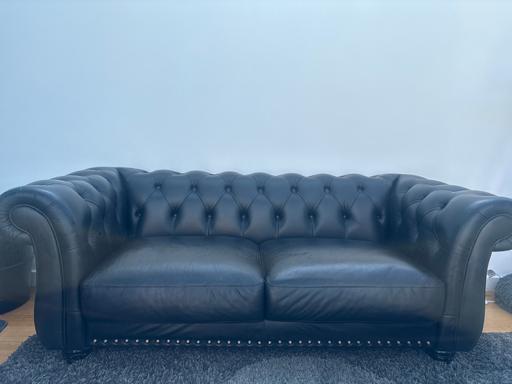Buy & Sell Trowbridge Wiltshire - Photos for Leather two seater sofa