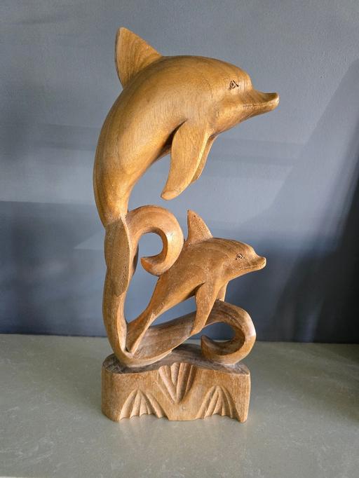 Buy & Sell Rowley Regis Sandwell - Photos for Vintage hand carved dolphins playing