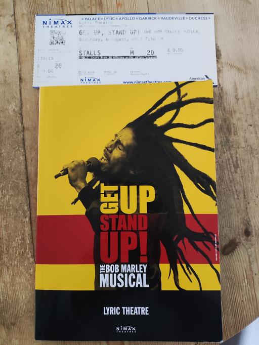 Buy & Sell Ealing Broadway West London - Photos for Bob Marley 'Get up, stand up' signed program.