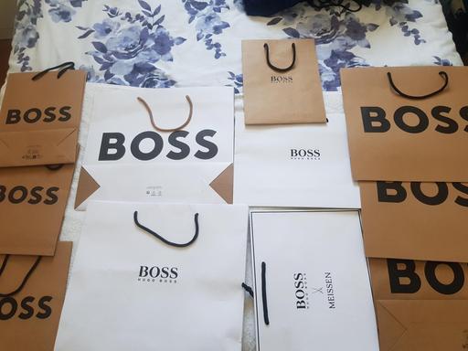 Buy & Sell Bushbury Wolverhampton - Photos for 11x Boss paper bags (empty)