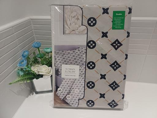 Buy & Sell Cann Hall East London - Photos for Double Bed 4 Piece Duvet Cover Bed Set