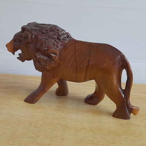 Buy & Sell Preston South Ribble - Photos for CARVED WOODEN LION