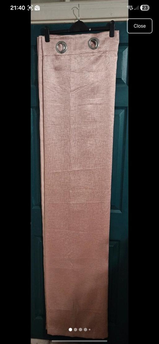 Buy & Sell Sidemoor Bromsgrove - Photos for pair of pink blush lined curtains 164x184cm