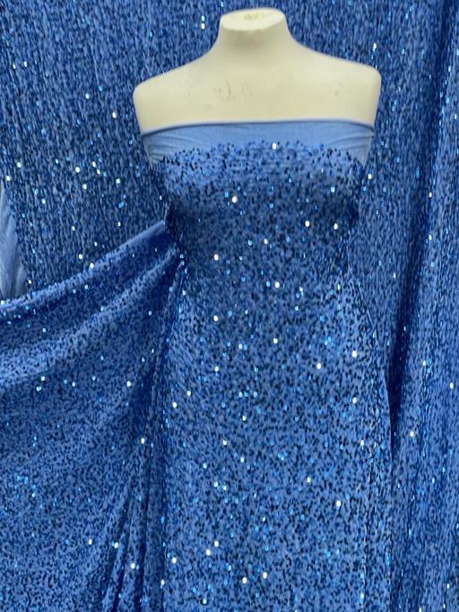 Buy & Sell Salterhebble Calderdale - Photos for 2 meter sequin velour velvet 58”