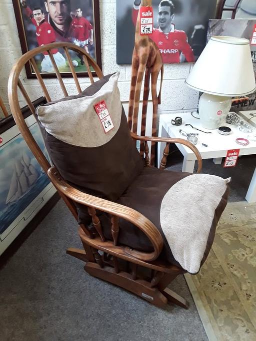 Buy & Sell Saint Pauls Trading Estate Tameside - Photos for Vintage teak sprung rocking chair