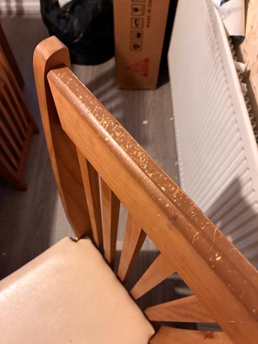 Buy & Sell Birchills Walsall - Photos for Solid dining table and 5 chairs upcycle proje