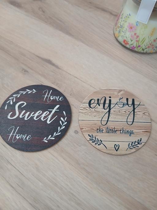 Buy & Sell Bradley Fold Trading Estate Bury - Photos for 2 Wooden Cup Coasters New