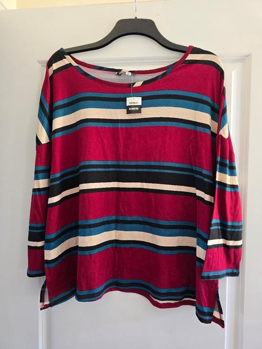 Buy & Sell Rowley Regis Sandwell - Photos for Pep & Co ladies red strip top - uk14 bnwt