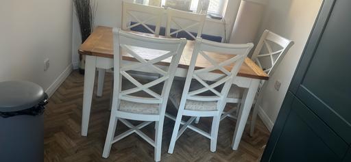 Buy & Sell Seaham County Durham - Photos for Solid wood dinning table and 6 chairs