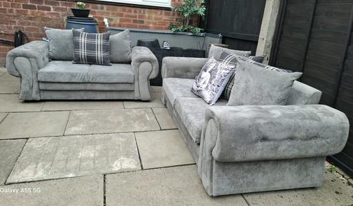 Buy & Sell Wednesfield Wolverhampton - Photos for Grey Verona Sofas..3&2..CoD