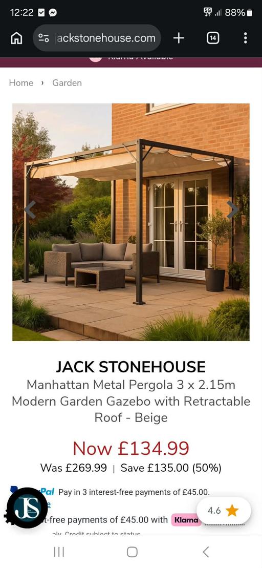 Buy & Sell Halesowen Dudley - Photos for Jack Stonehouse Manhattan Metal Pergola
