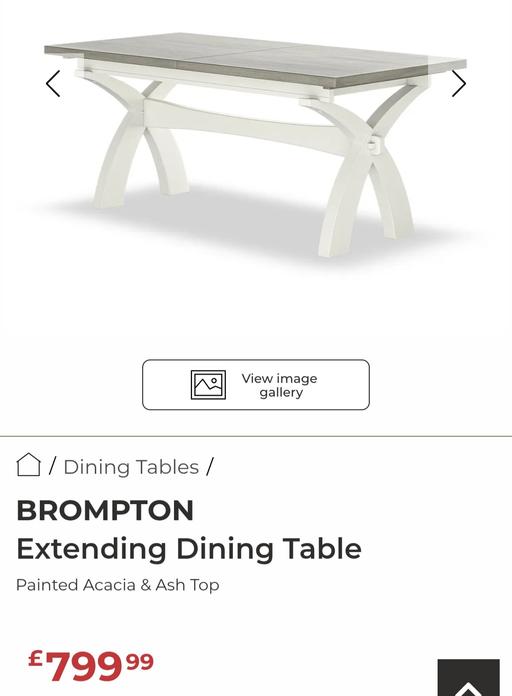 Buy & Sell Smethwick Sandwell - Photos for oak furniture land Brompton dining table