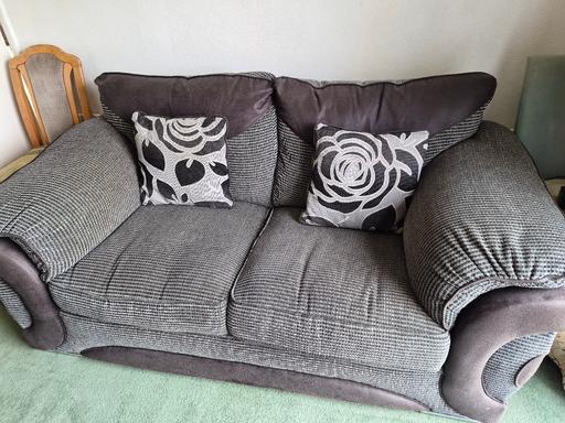 Buy & Sell Hackenthorpe Sheffield - Photos for Grey fabric and leather sofa - FREE