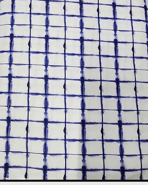 Buy & Sell Salterhebble Calderdale - Photos for 2 meter check navy white 100% cotton fabric 4