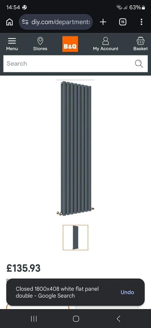 Buy & Sell Hurst Green Dudley - Photos for Anthracite Oval Column Designer Radiator