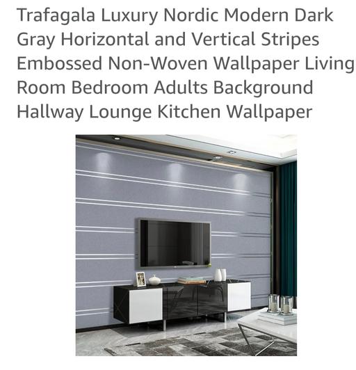 Buy & Sell Newbridge Wolverhampton - Photos for 5 1/2 Rolls of thick grey and silver wallpape