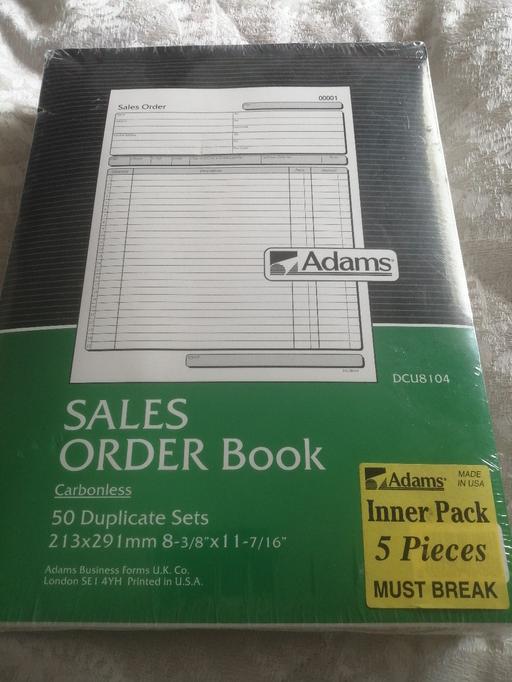 Buy & Sell Heath Town Wolverhampton - Photos for New pack of 5 A4 sales order books