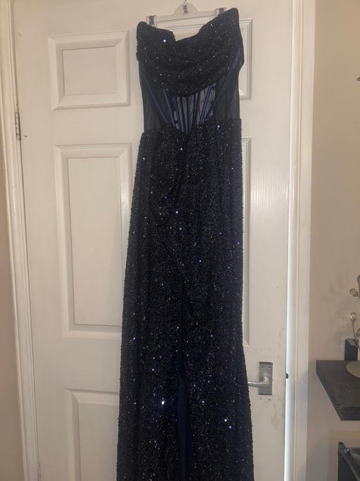 Buy & Sell Bushbury Wolverhampton - Photos for Navy blue sequin prom dress/evening gown