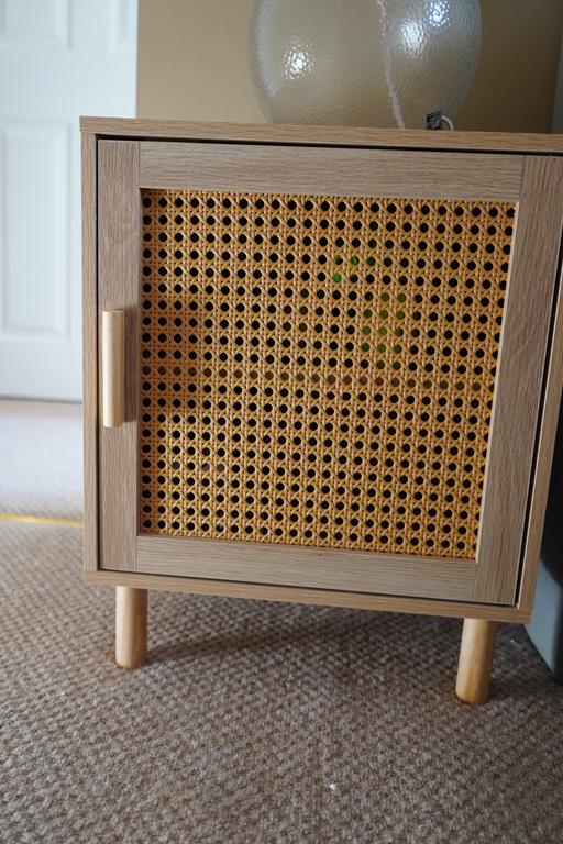 Buy & Sell Brondesbury North West London - Photos for Rattan Bedside Table / Side Cabinet Set of 2
