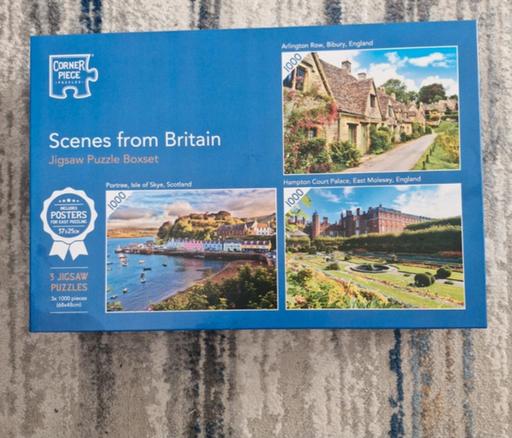 Buy & Sell Iwade Swale - Photos for 3 1000 piece jigsaw puzzle