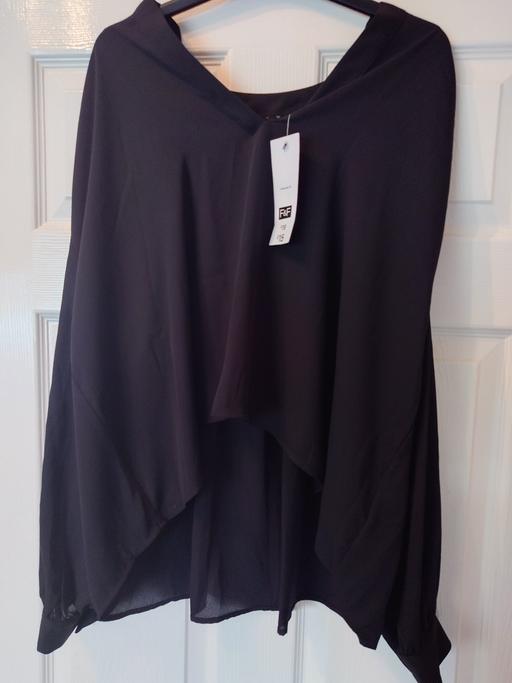 Buy & Sell Woodthorpe Charnwood - Photos for Women's black silky blouse size 14