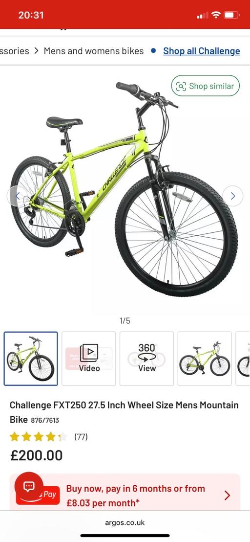 Buy & Sell Windmill Hill Halton - Photos for Challenge fxt250 mountain bike