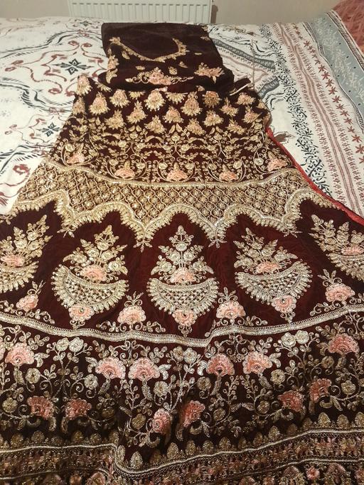 Buy & Sell Dudley Port Sandwell - Photos for lengha brand new maroon colour