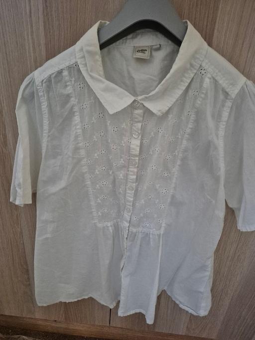 Buy & Sell North Bradley Wiltshire - Photos for Cotton Traders White Womens Blouse size 18