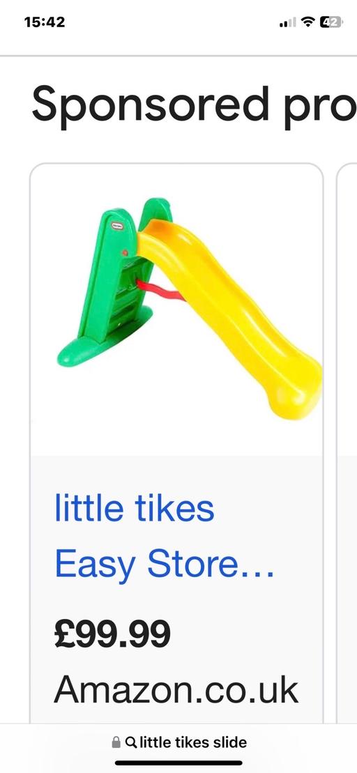 Buy & Sell Selly Oak Birmingham - Photos for Fold up little tike slide used same colour 