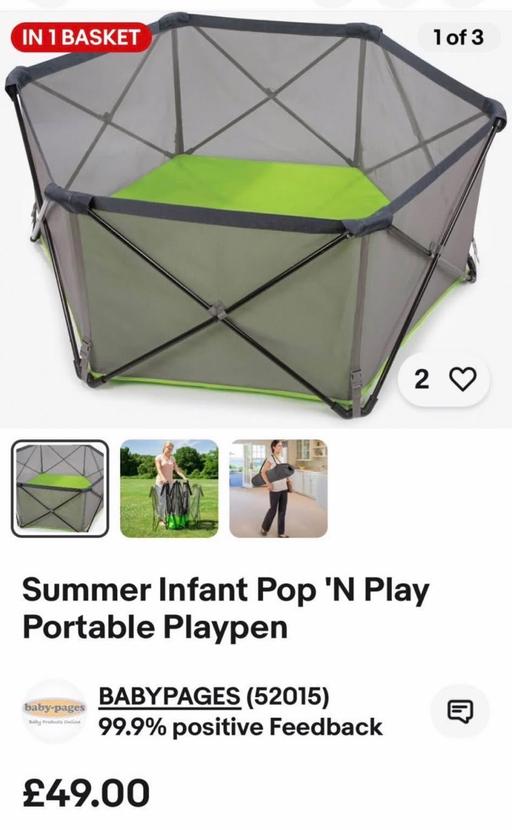 Buy & Sell Selly Oak Birmingham - Photos for Pop up play pen